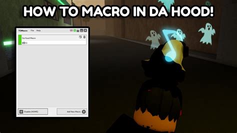 Now, click on Run button to enable the macrogamer software in the background. . How to macro in da hood